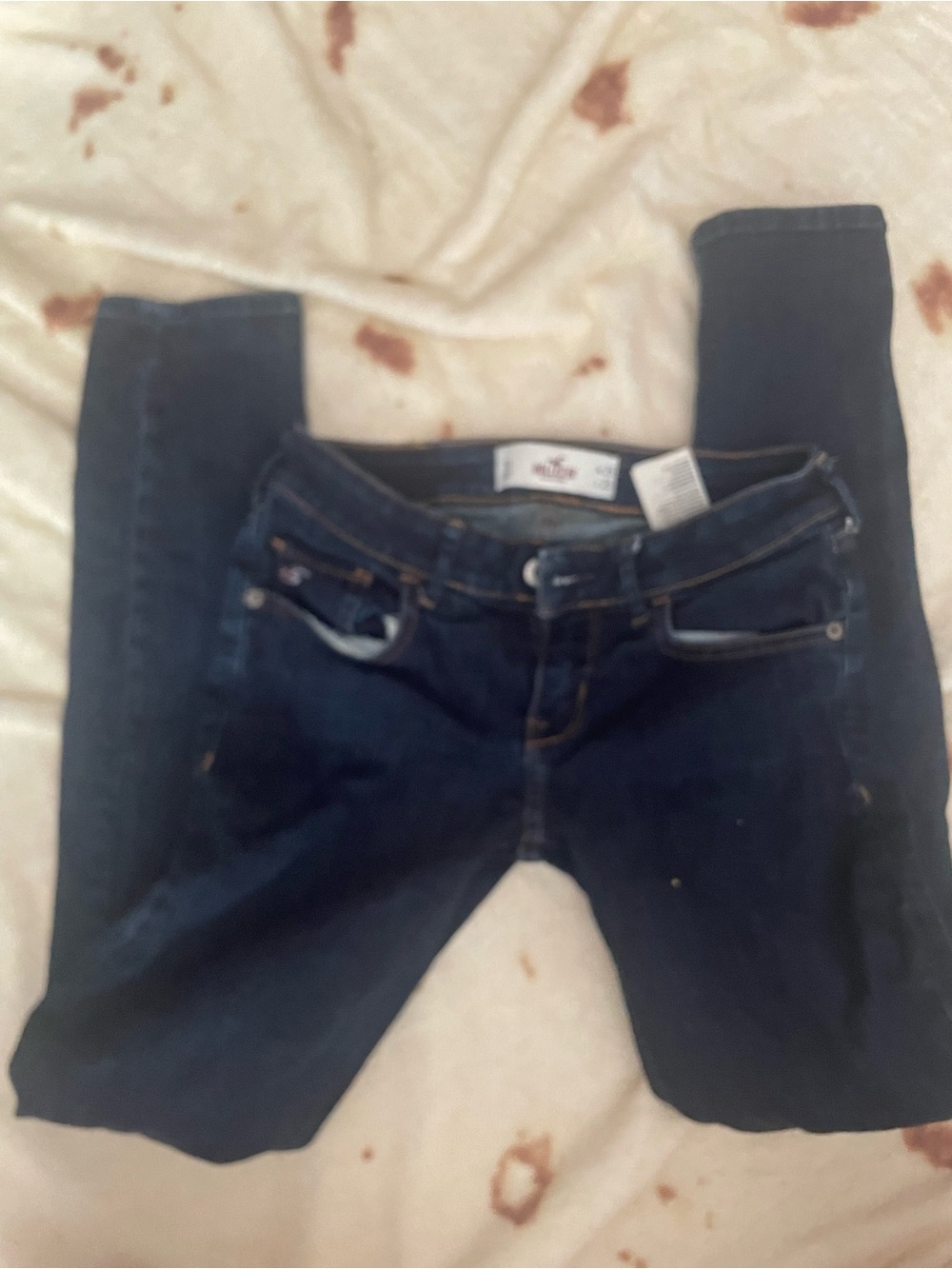 Dark Blue Women’s Skinny Jeans - Unbranded